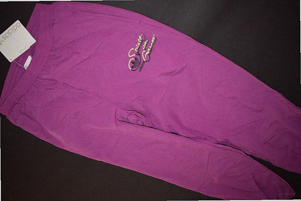 Adidas Trainings Hose Vintage Jogging Sweat Track Pant 90s Nylon Maugre Lila 4 S