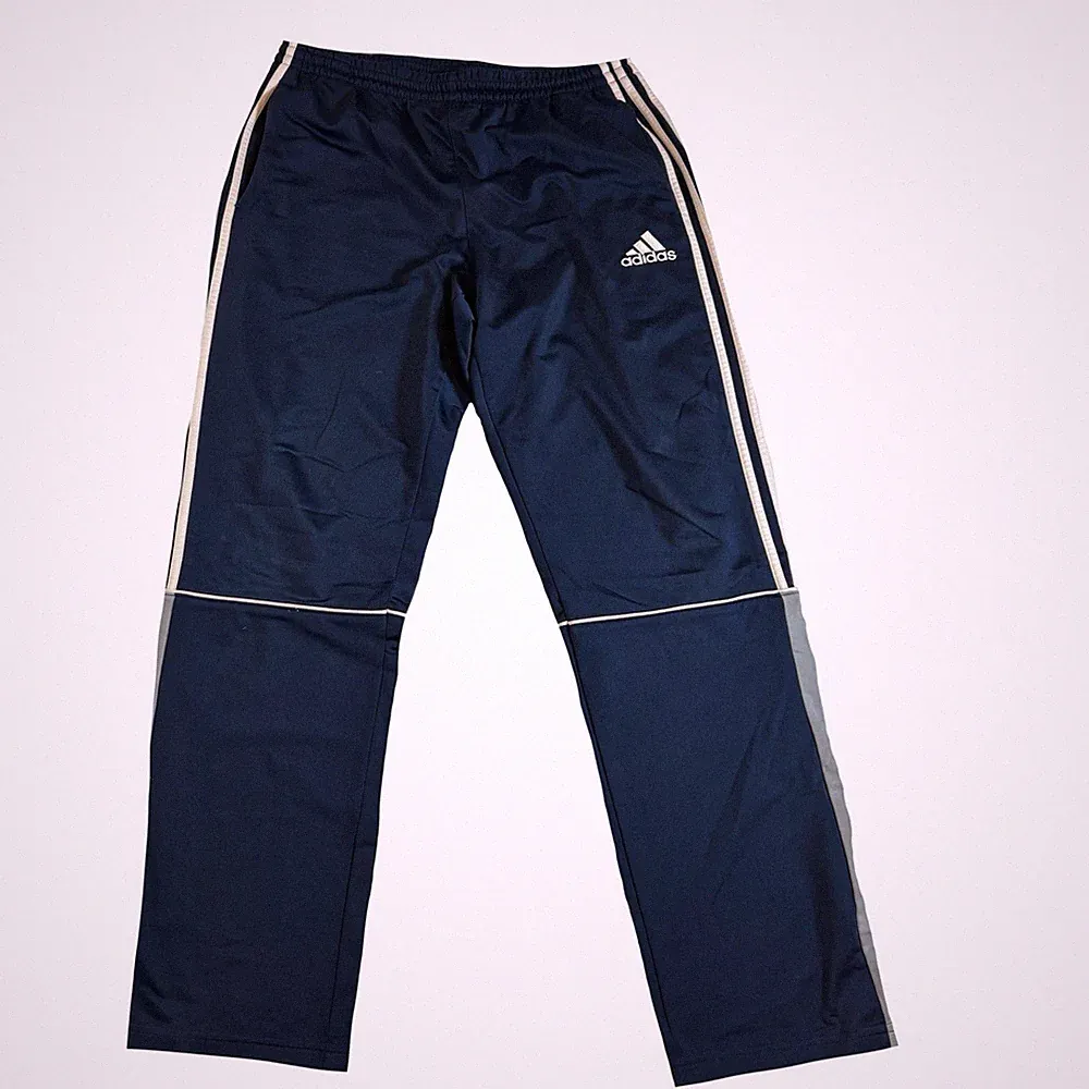 Adidas Trainings Jogging Hose Lang Blau Herren Größe: UK 38/40