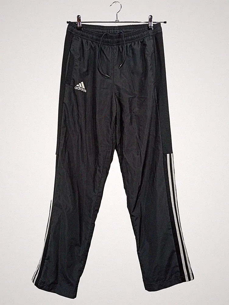 Adidas Trainingshose Herren Gr. L/50 Schwarz 3-Streifen Jogginghose
