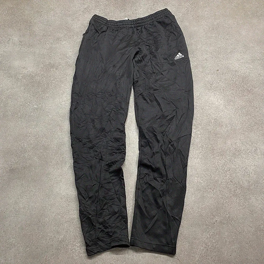 Adidas Trainingshose Herren Large Climalite Sportswear gerades Bein Jogginghose, schwarz