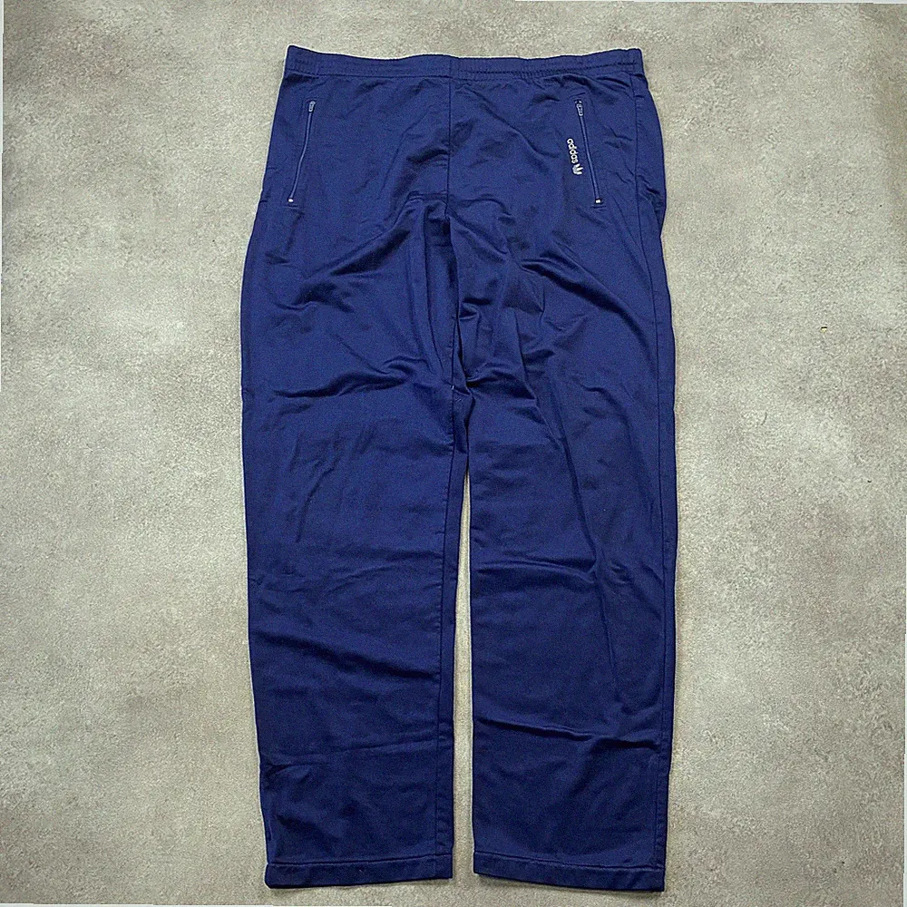 Adidas Trainingshose Herren XL Vintage Loose Fit Activewear Jogginghose, Navy