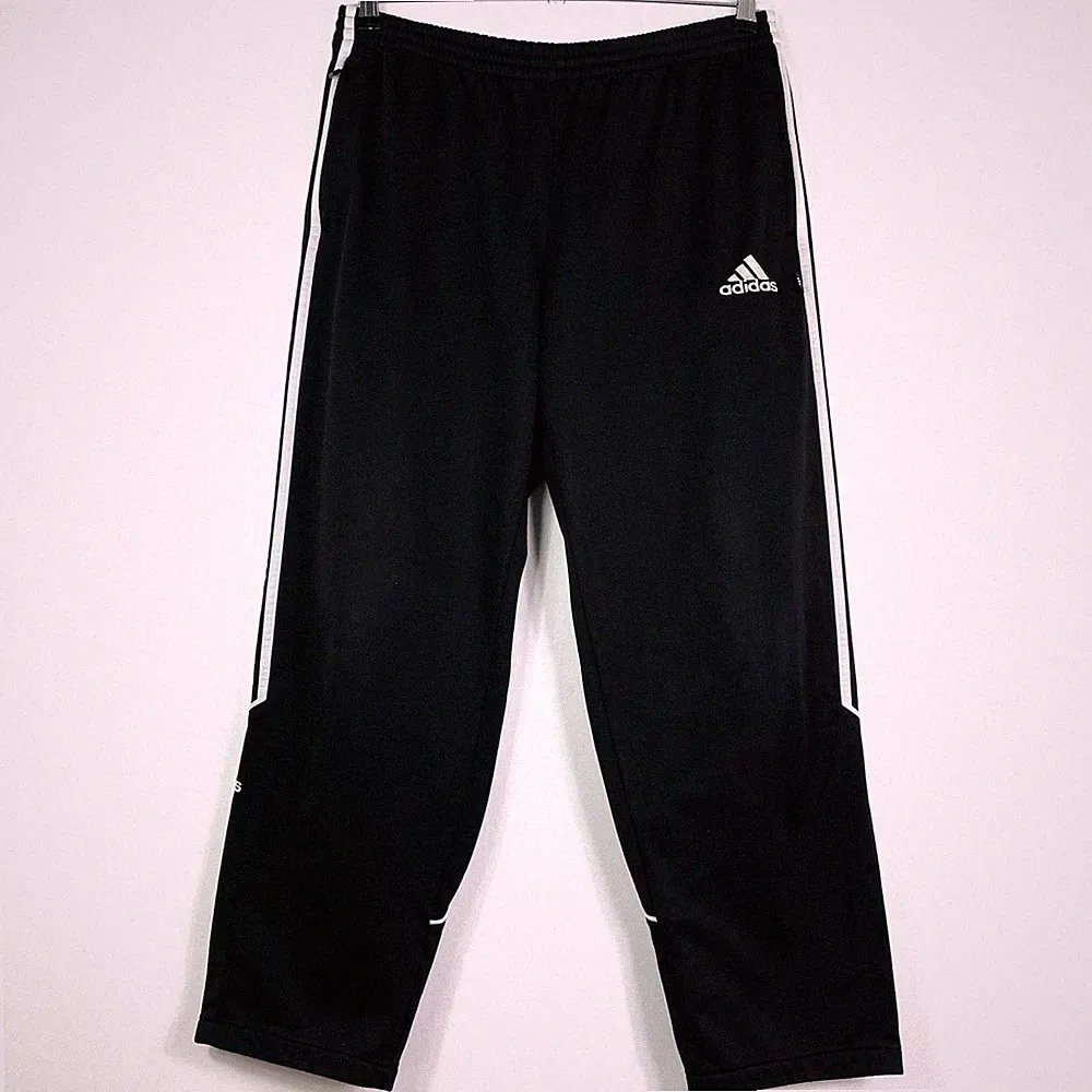Adidas Trainingshose Jogginghose Gr.M Herren Schwarz Track Pants Sporthose Lang