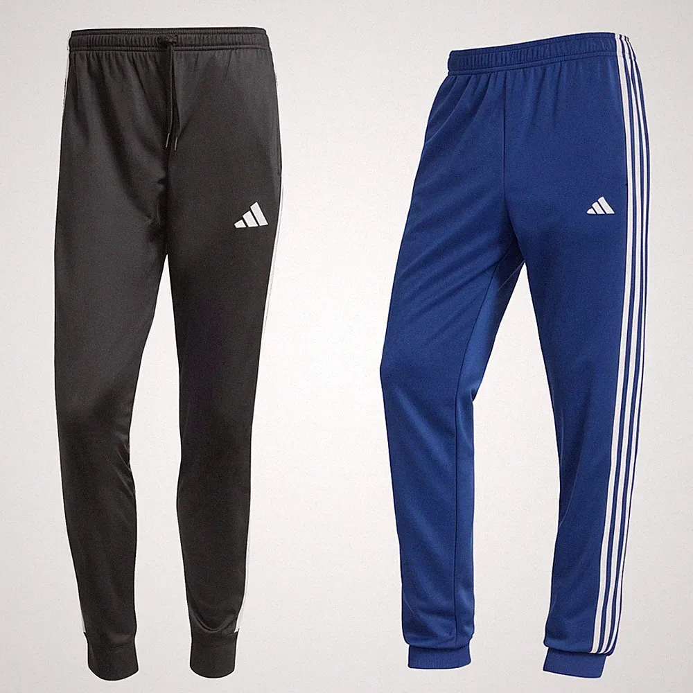 adidas Trainingshose Jogginghose Sporthose 3 Streifen Herren blau M L XL XXL 3XL