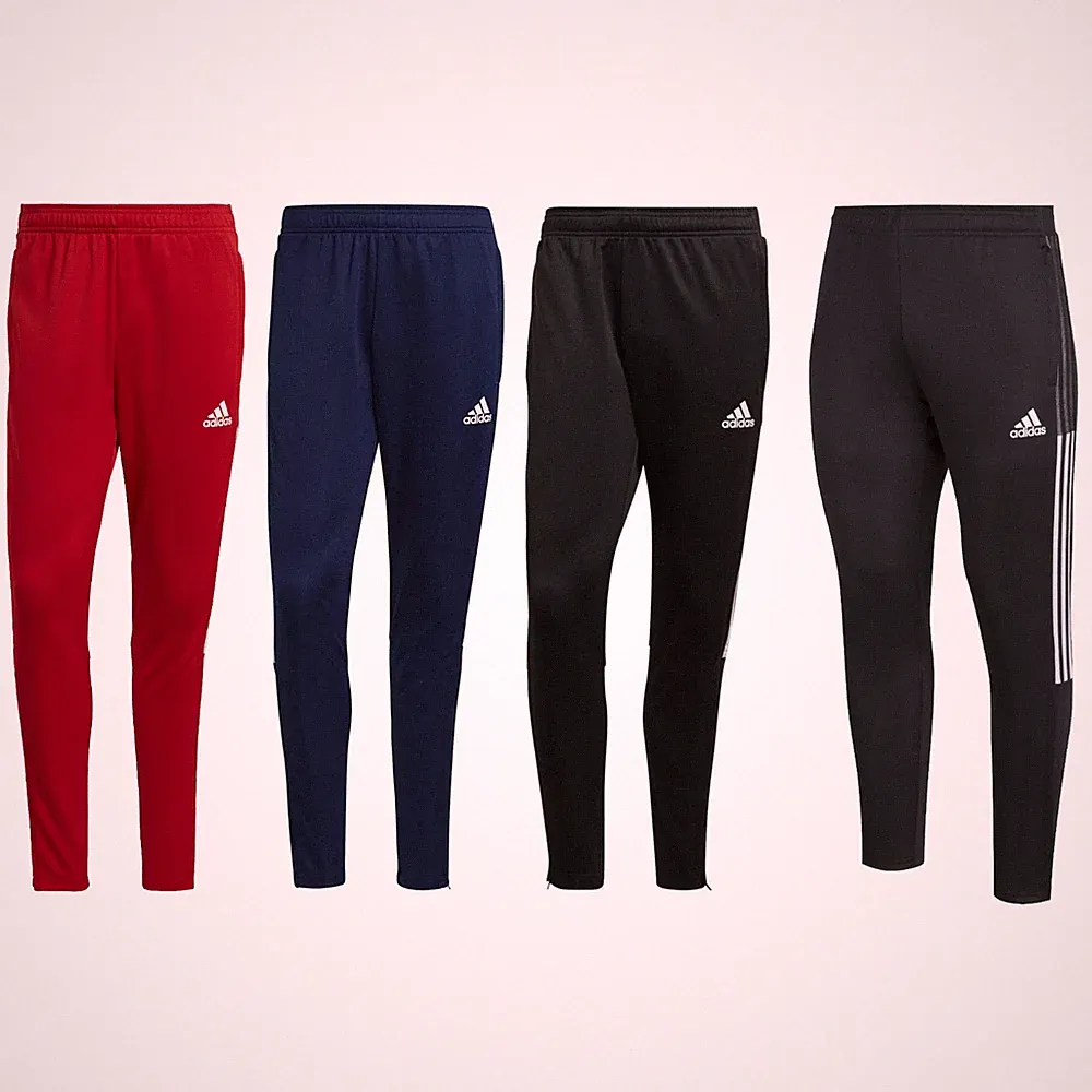 adidas Trainingshose Sporthose 3 Streifen Herren mit verschließbaren Taschen