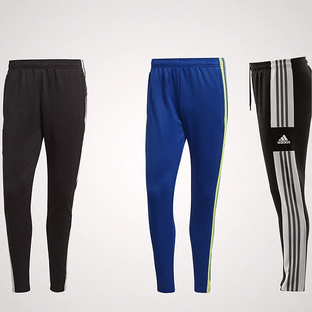 adidas Trainingshose Sporthose Jogginghose Herren im 3 Streifen Design schwarz