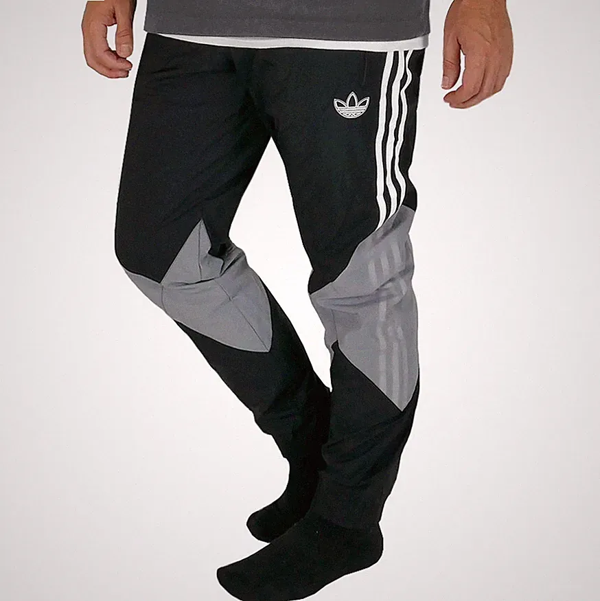Adidas Trefoil Herren Trainingshose Jogginghose Sport Hose schwarz/grau/weiß NEU