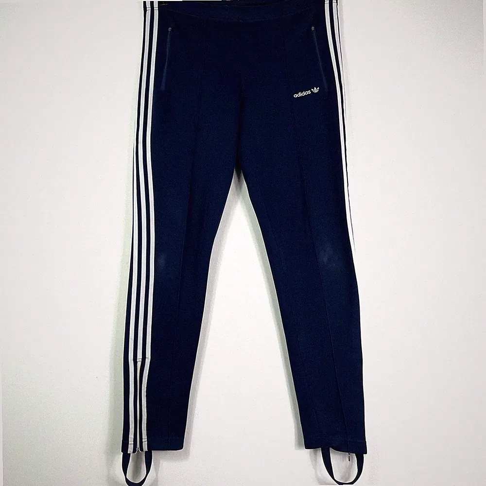 Adidas Vintage 80s Trainingshose Jogginghose Gr.L Herren Blau Weiß Retro 80er