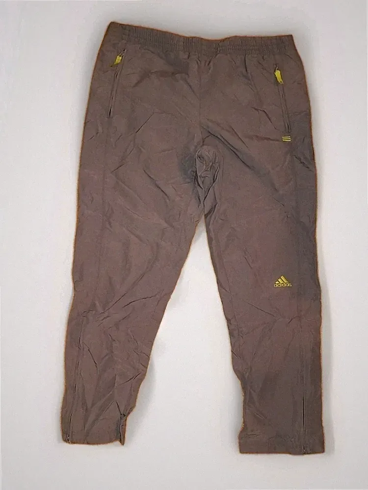 ADIDAS Vintage Herren Hose Jogginghose Gr. M Grau 90s Retro