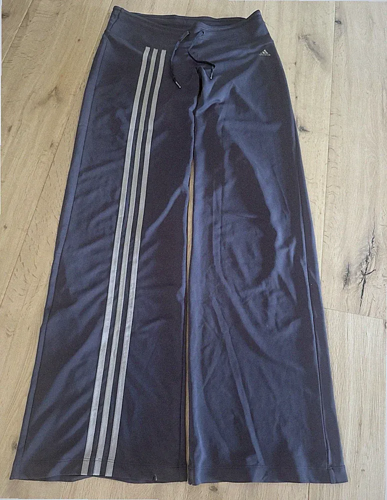 adidas vintage y2k low waisted yoga pants leggings Gr M 38