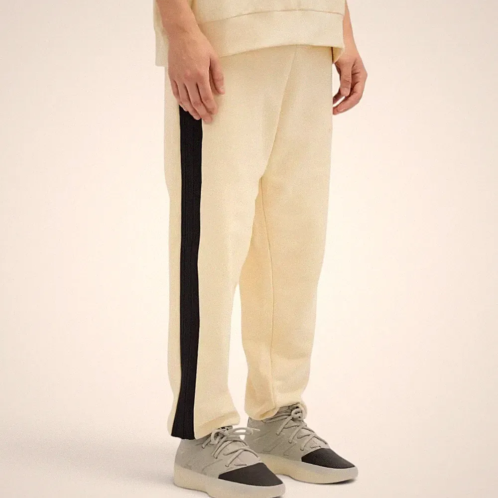 Adidas x Fear of God Athletics Fleece Slim Sweatpants Gelb Schwarz