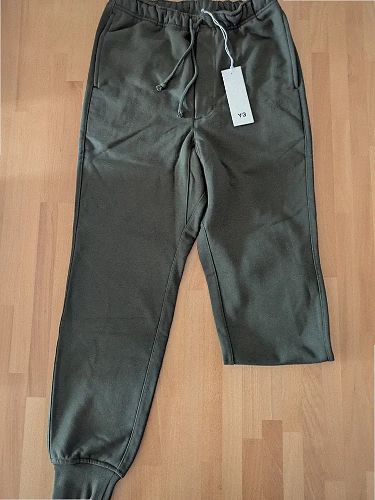 Adidas Y3 Yohji Yamamoto Brushed Terry Cuffed Pant Gr. XS