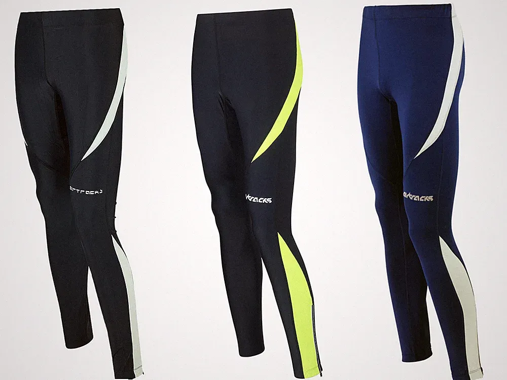 AIRTRACKS Funktions Laufhose Lang Pro / Running Tight / Kompression / Reflektor