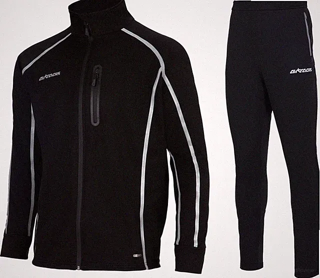 AIRTRACKS Winter Funktions Laufset Thermo Laufjacke Air Tech+Hose Lang Pro Team