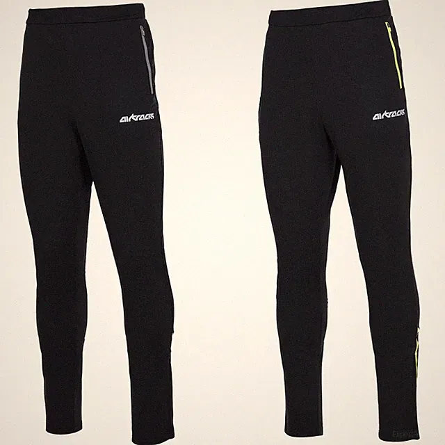 AIRTRACKS Winter Laufhose Lang Pro Team Thermo Funktionshose Running Tight