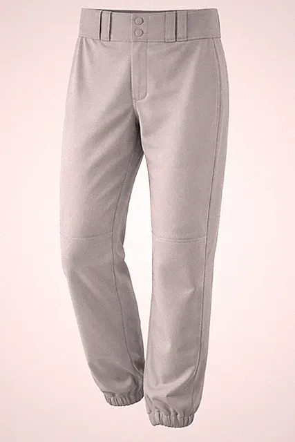 Alleson Athletic Damen Softball-Hose Mit Gürtelösen Elastischer Bund Grau S