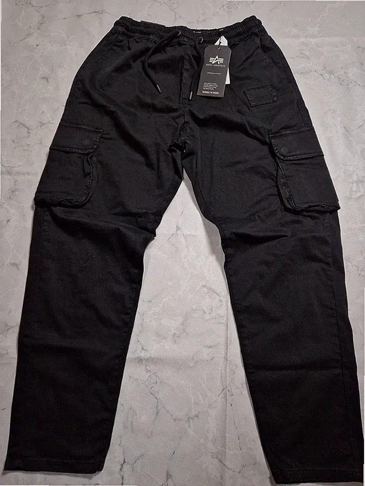 Alpha Industries Damen Jogginghose "Bow Jogger Pant Wmn" Cargo Schwarz Gr. L