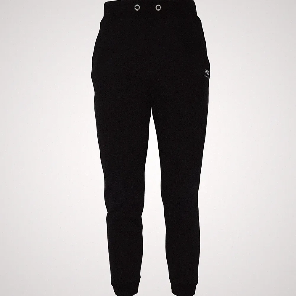 Alpha Industries, Jogginghose, Größe: L, Schwarz, Baumwolle/Polyester #Qk5