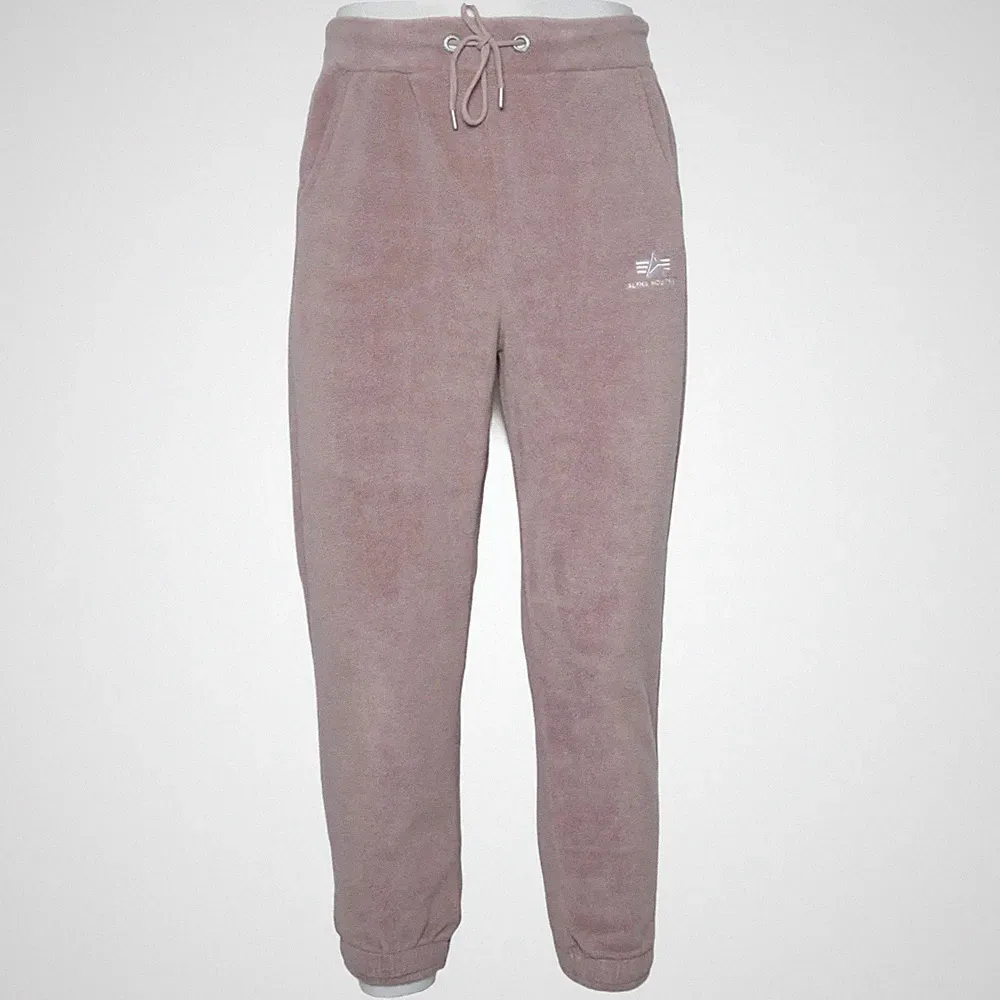 Alpha Industries, Jogginghose, Größe: M, Beige, Polyester, Einfarbig #ygx