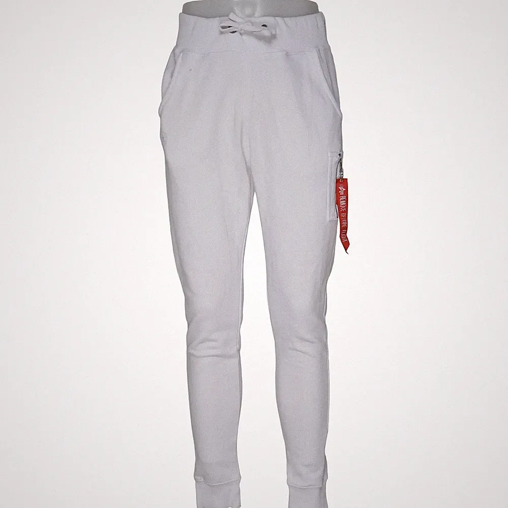 Alpha Industries, Jogginghose, Größe: M, Weiß, Baumwolle/Polyester #qjx