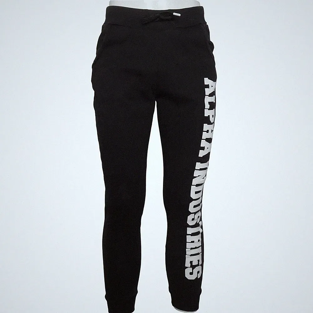 Alpha Industries, Jogginghose, Größe: S, Schwarz, Baumwolle/Polyester #RnF
