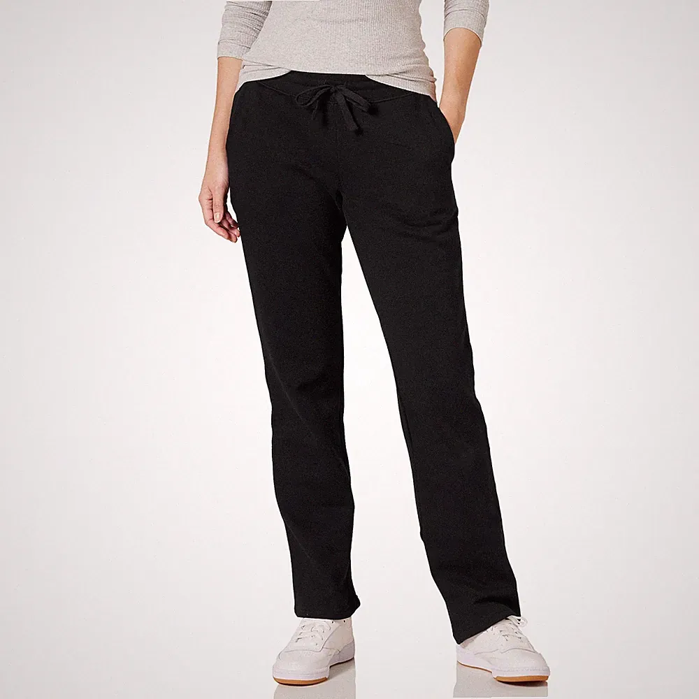 Amazon Essentials Damen Jogginghose Gerade Bein Kordelzug Schwarz
