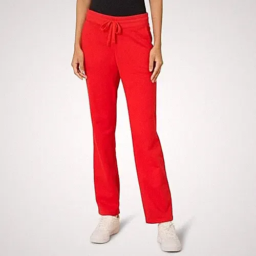 Amazon Essentials Damen Jogginghose Gerade Fleece Kordelzug Rot XXL Übergröße