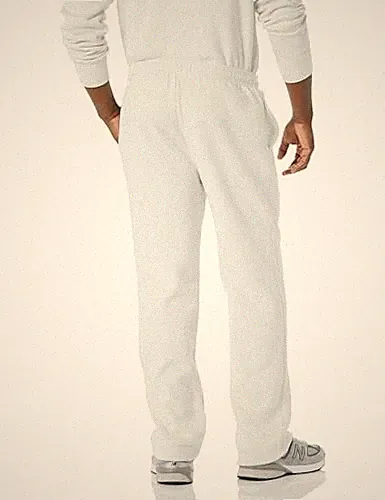 Amazon Essentials Herren Fleece-Jogginghose offenem Saum Blassgrau XL Übergrößen
