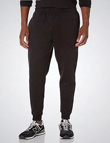 Amazon Essentials Herren Jogginghose Fleece Bequem Schwarz Größe L