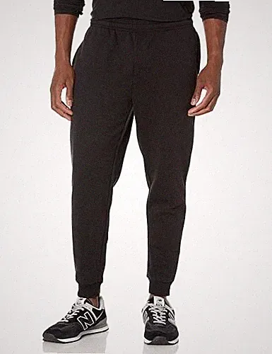 Amazon Essentials Herren Jogginghose Fleece Bequeme Passform Schwarz XL