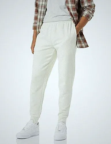 Amazon Essentials Herren Jogginghose Fleece Creme