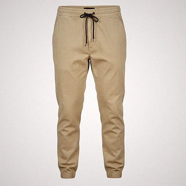AMERICAN EAGLE OUTFITTERS Twill Jogger Herren Hose L Beige Next Level Flex *