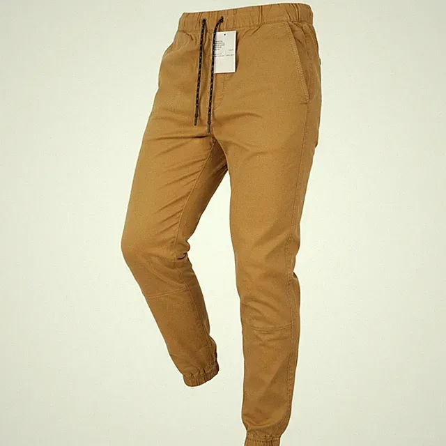 AMERICAN EAGLE OUTFITTERS Twill Jogger Herren Hose S braun Next Level Flex *