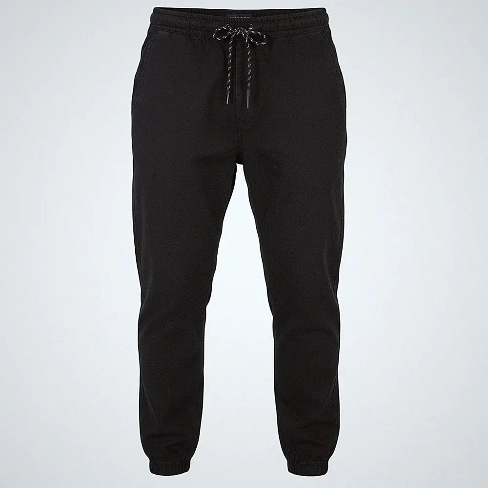 AMERICAN EAGLE OUTFITTERS Twill Jogger Herren Hose S schwarz Next Level Flex *