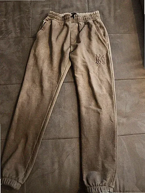 Amiri Sweatpants Größe L Designer Beige Herren Jogginghose