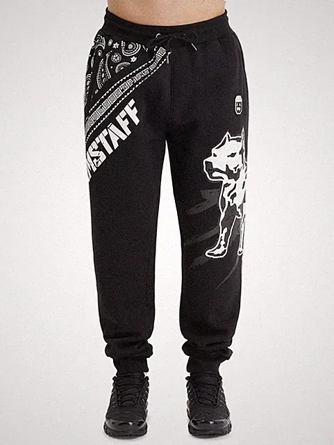 Amstaff Bandits Sweatpants Herren Jogging Hose Jogger Fitness Schwarz