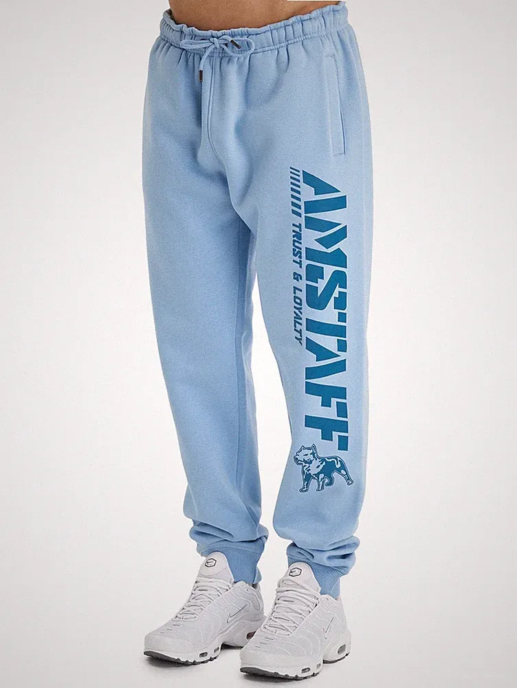 Amstaff Logo 2.0 Sweatpants Herren Jogging Hose Jogger Hellblau Blau