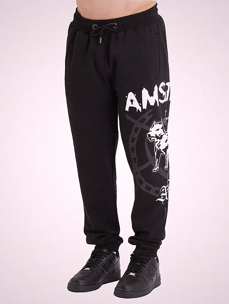 Amstaff Renars Sweatpants Herren Jogging Hose Jogger Fitness Schwarz