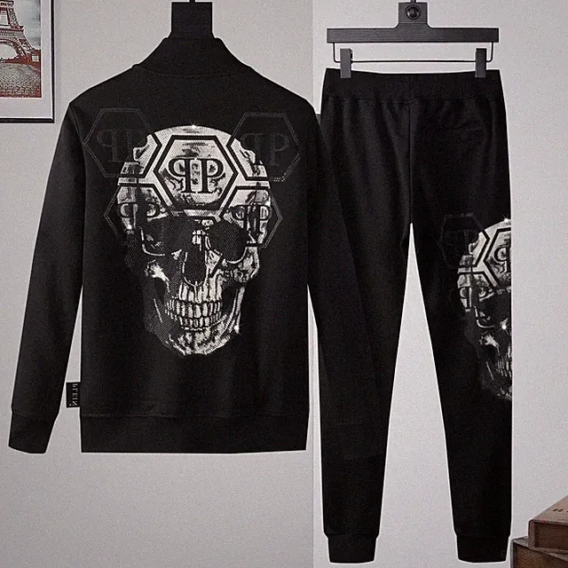 ANZUG STRASS SKULL PHILIP PLEIN STRASS JOGGER SKULL TRAININGSANZUG PHILIPP NEU