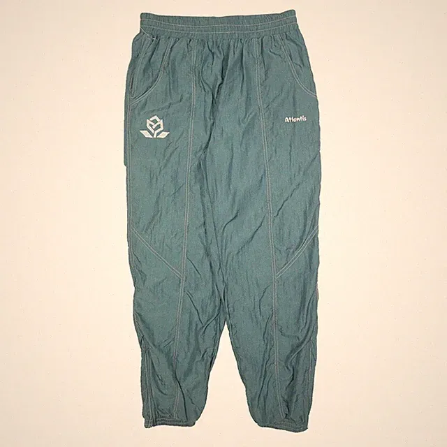 ATLANTIS Herren Jogginghose Blau XL W34 L30 Relaxed Tapered Polyester