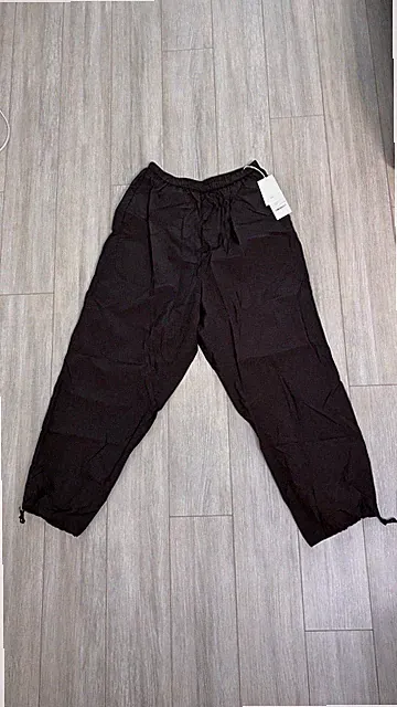 ATON Hand Dyed Nylon Over Pants Brown Size 4 M Made in Japan Brand New