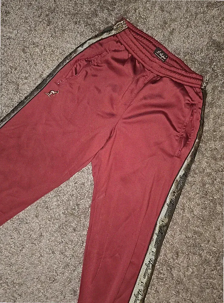Australian Hose slim fit mit 2 Reißverschlüssen und gold paspeln 3.0