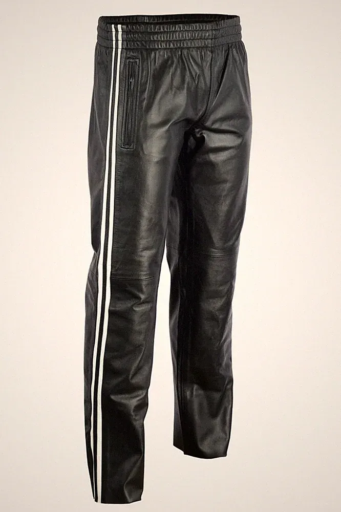AW-739 traininghose aus Glattesleder jogginghose,leder sporthose,lederhose,leder