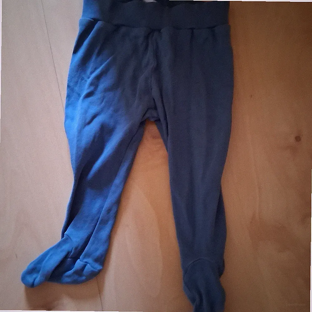 Baby Jogginghose blau mit Fuß Gr. 68