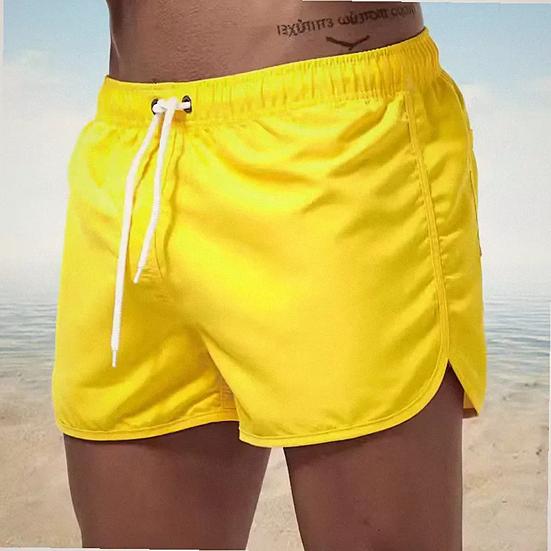Badeshorts Herren Schwimm Kurze Hosen Sport Jogging Training Badehose Workout
