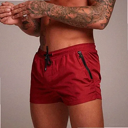 Badeshorts Herren Schwimmhose Kurz Hosen Gym Sports Jogging Training Laufshorts@