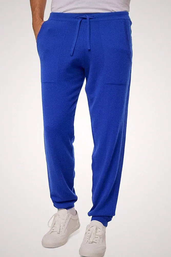 Balldiri 100% Kaschmir Hose Yoga Freizeit Herren 2-fädig