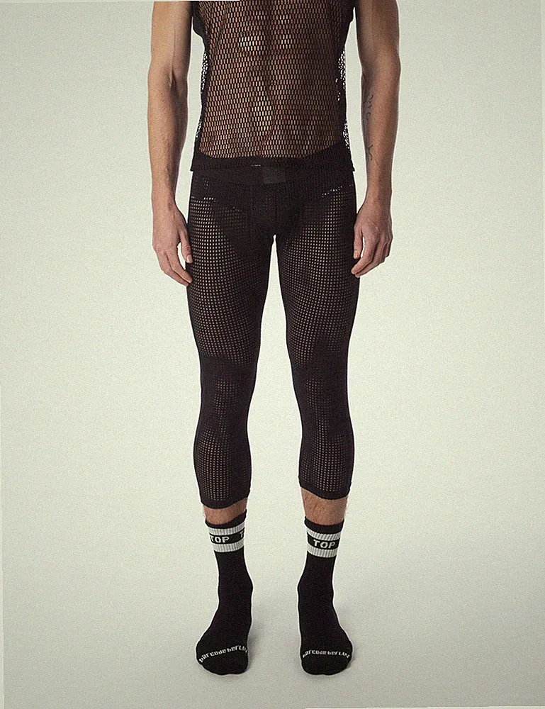 barcode Berlin Leggings NAO schwarz Gr. S Herren Hose 92200/100 BLITZVERSAND