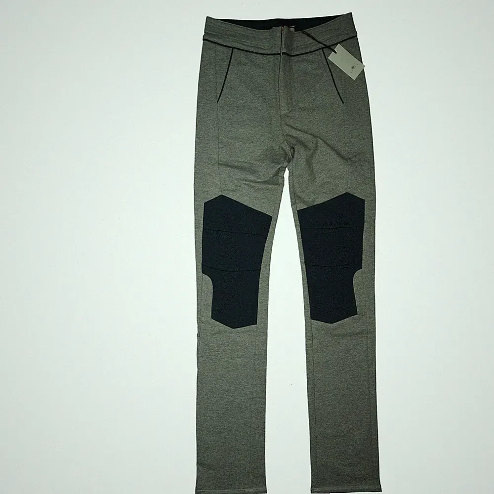 BB BIKER PANTS JOGGING skinny Thermo unisex Hose 29/34 W29 L34 Grau Schwarz NEU.