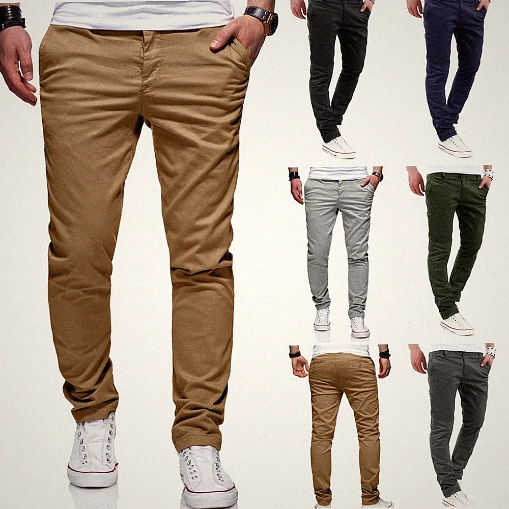 behype. Herren Basic Chino Jeanshose Stretch Jeans Regular Slim-Fit Hose 80-0310