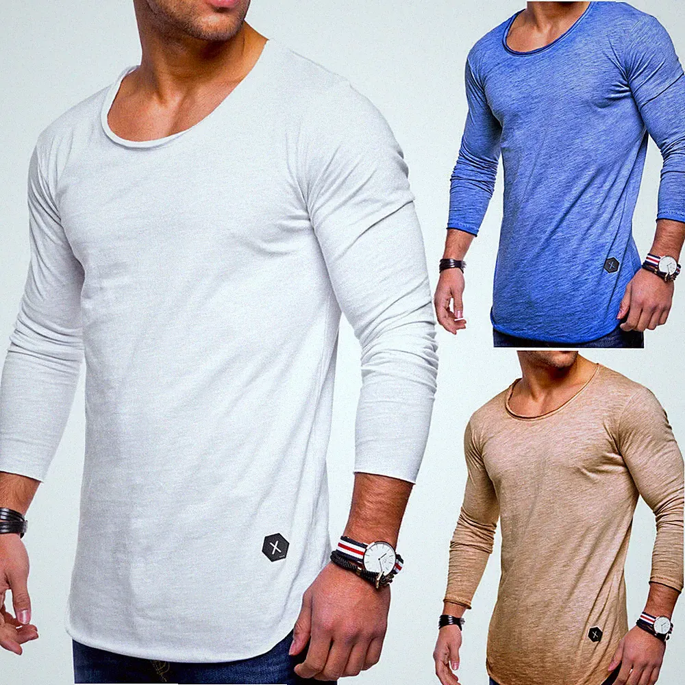 Behype Herren T-Shirt Oversize Longsleeve Pullover Sweatshirt Langarm-Shirt NEU